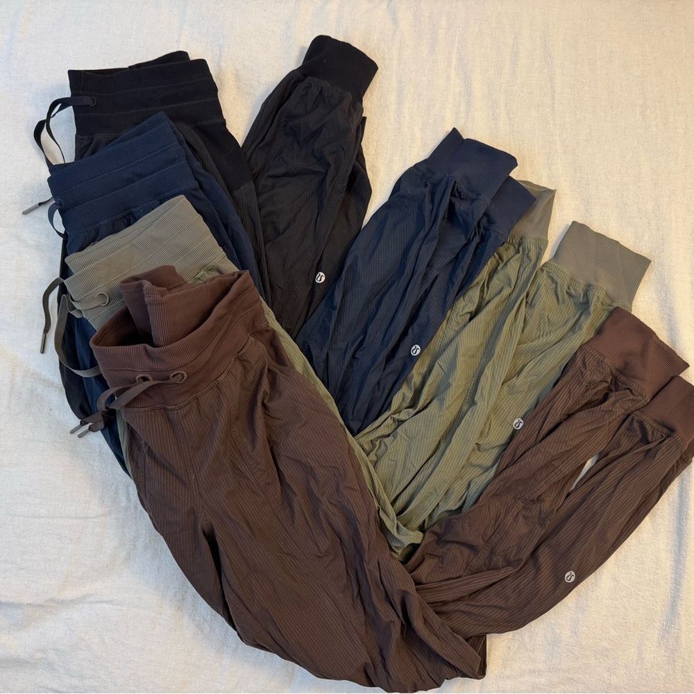 Set of 4 Lululemon dance studio joggers